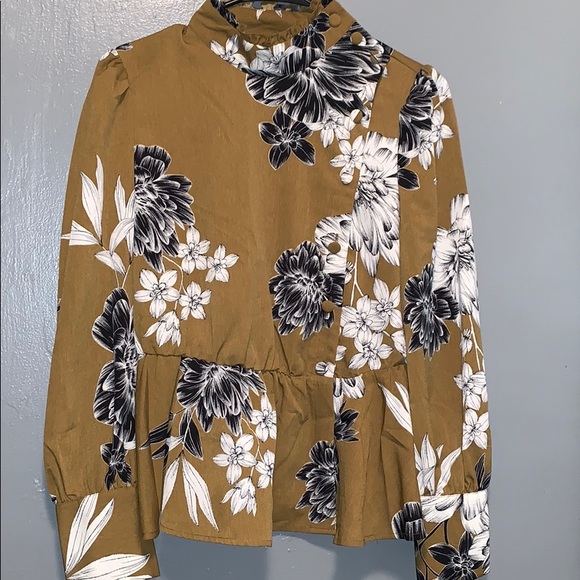 Who What Wear Tops - Peplum Blouse